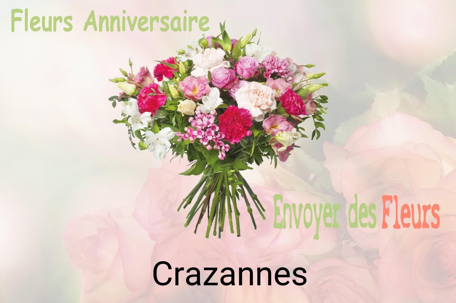 Bouquet de fleurs d’anniversaire livré à Crazannes